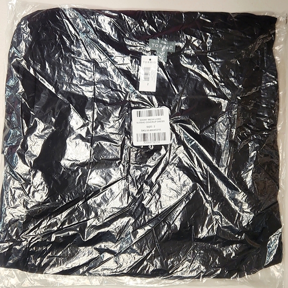 ❤️NWT VINTAGE TORRID SWIM COVER DRESS - MESH SEMI SHEER BEACH COVERUP PLUS SIZE - Picture 7 of 12